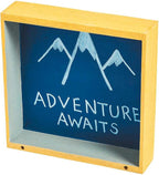 Fun Express - DIY Unfinished Wood Box Frames Unfinished Wooden Rectangle Shadow - Image 5
