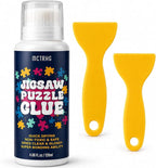 Jigsaw Puzzle Glue Clear with Sponge Head, No Yellowing Puzzle Saver by MCTRHG