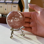 3D Solar System Crystal Ball Glass Universe Gifts | 60mm Glass Astronomy Globe - Image 6