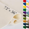 Ivory Felt Fabric Sheet 72" X 36", 1.4mm Thick Large Soft Durable Flexible by MITINU