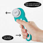 45mm Rotary Cutter and Mat Set, Fabric Cutter Wheel and 12x18 Inch Self Healing - Image 7