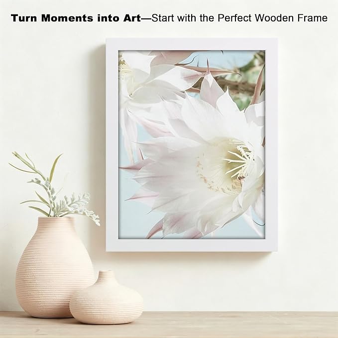 RPJC 11x14 inch Picture Frames Made of Solid Wood and High Definition Glass - Image 2