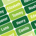 Personalized Waterproof Name Labels Press and Stick Custom Name Stick on by GILBIN