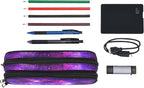 ANANGTEE Purple Galaxy Unicorn Pencil Case Pouch - Image 3