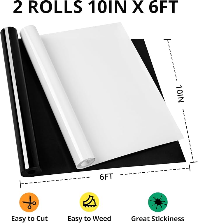 HTVRONT Puff Vinyl Heat Transfer, Puff Iron on Vinyl - Image 8