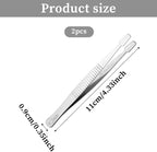 JJUNW 2 Pcs Stamp Collecting Supplies, Hot Stamp Tool Tweezers - Image 2