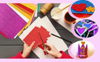 10 Sheets Glitter Paper Sheet for Easter Memorial Flag Independence Day - Image 9