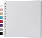 potricher 7 x 7 Inch DIY Scrapbook Album 40 Pages Hardcover Kraft Paper Scrap by potricher