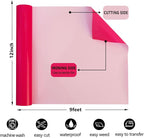 FUNKAKA Neon Red Heat Transfer Vinyl HTV Rolls - Image 3