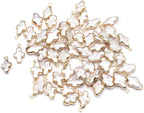 5 Pcs Natural Pearl Pendants Irregular Freshwater Pearl Pendant Charms by Zotoone