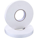 Tatuo 2 Rolls Double Sided Foam Tape 1 Inch by 50 Feet White PE Foam Tape by Tatuo