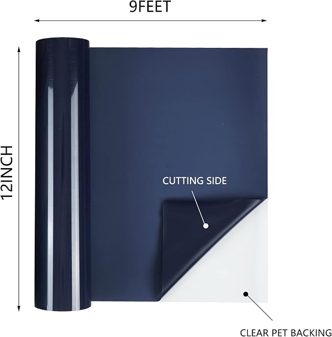 HTVVETUR HTV Vinyl Rolls Heat Transfer Vinyl - Image 2