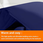 TAIMIT Navy Twin Size Comforter Set - Image 2