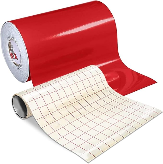 ORACAL 651 Glossy Vinyl Roll – Red Permanent Adhesive Film by Orafol