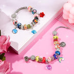 210 Pieces Assorted European Craft Beads Large Hole Lampwork Spacer Beads - Image 6