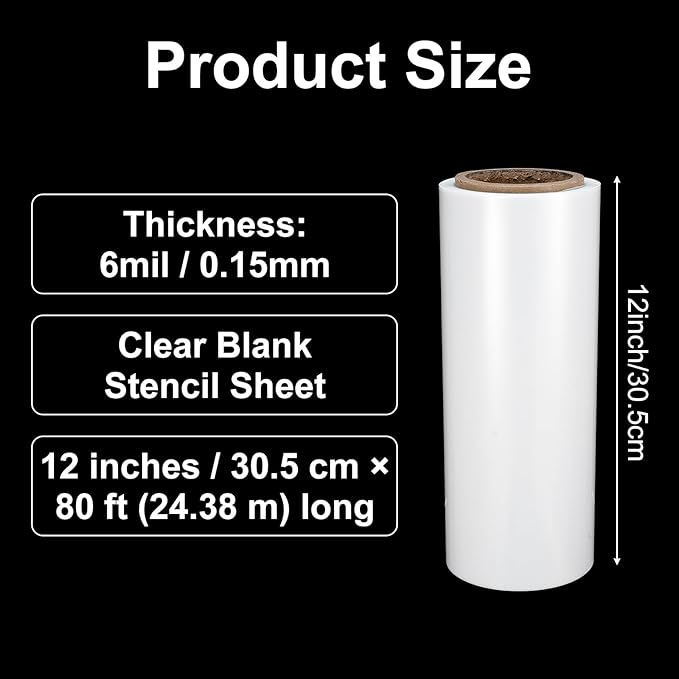 Translucent Blank Mylar Stencil Sheet, - Image 2