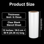 Translucent Blank Mylar Stencil Sheet, - Image 2