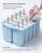 10 Cavity Large Silicone Popsicle Molds - Image 4
