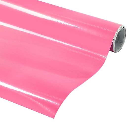 VViViD DECO65 Soft Pink Gloss Permanent Adhesive Craft Vinyl - Image 2
