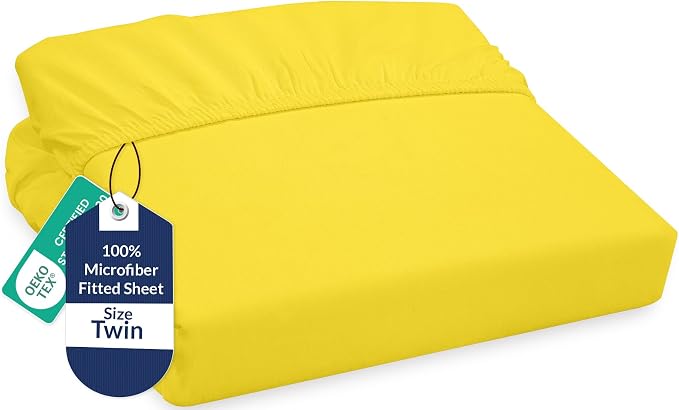 Royale Linens Fitted Sheet Twin by ROYALELINENS