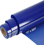 guangyintong Blue Puff Heat Transfer Vinyl HTV Rolls by guangyintong