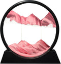 Muyan Moving Sand Art Picture Sandscapes in Motion Round Glass 3D Deep Sea Sand by Muyan