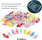 Quilting Clips and Sewing Fabric Clips, KOLUPA 200 Pcs Plastic Embroidery Clips - Image 6