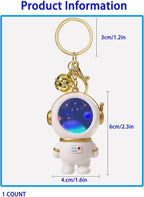 Illuminated astronaut key chain, Space Galaxy Planet, bag and wallet accessories - Image 9
