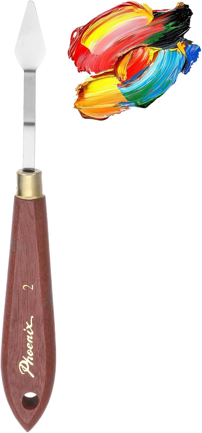 MECCANIXITY Pack of 1 Palette Knife No.2, 6.7" Long Palette Knives by MECCANIXITY