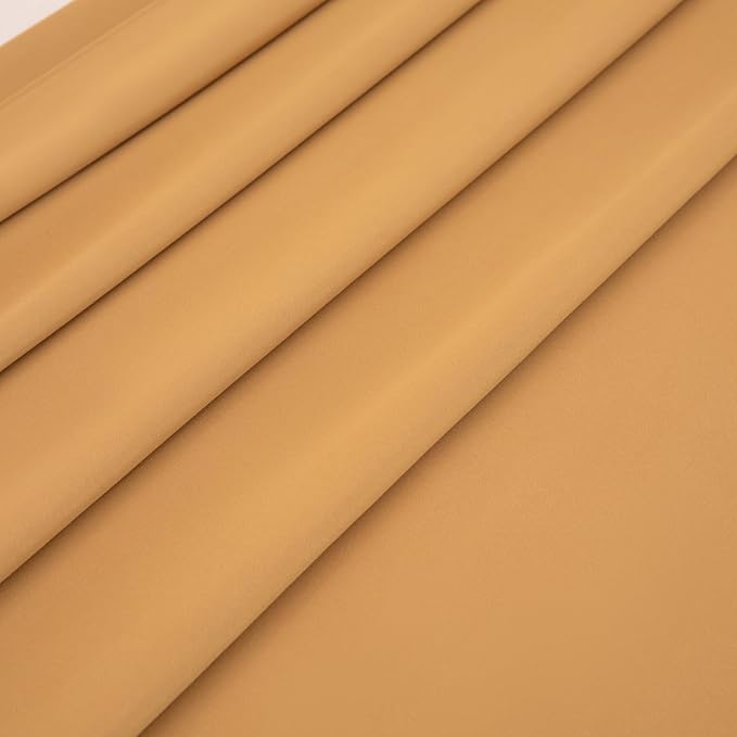 King Flat Sheet Only， 108x102Inch Light Brown - Image 4