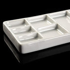 MEEDEN 9-Well News Ceramic Rectangle Artist Paint Palette - Image 5