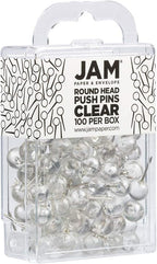 JAM PAPER Colorful Push Pins - Image 2