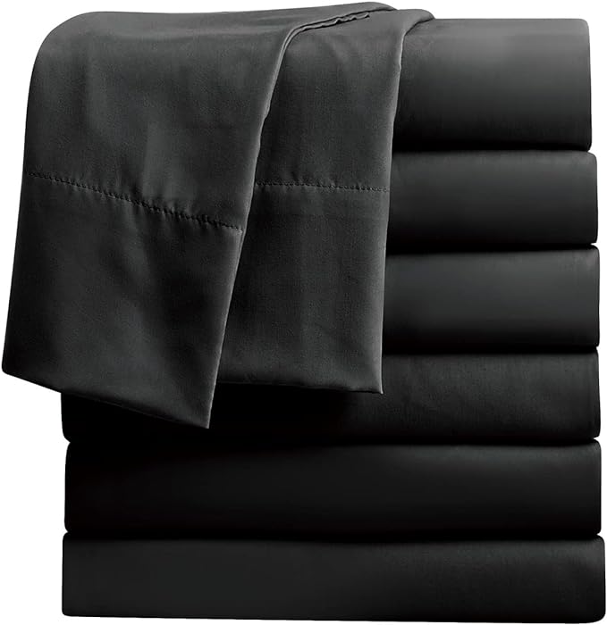 FreshCulture King Flat Sheets Only, Soft Microfiber Bedding Sheets by FreshCulture