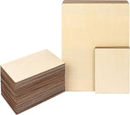 90 PCS Plywood Sheets for Crafts, Wood Boards for Crafts, Laser Cut Crafts by Geytetqi