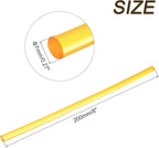 uxcell Mini Hot Glue Sticks for Glue Gun 7mm x 200mm Transparent Yellow 12pcs - Image 2
