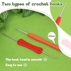 kgxulr Crochet Kit for Beginners, Sunflower Crochet Kit Beginner Crochet - Image 4
