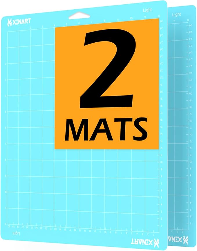Xinart Cutting Mats for Cricut Maker 3/Maker/Explore Air 2/Air/One 12x12 Inch by XINART