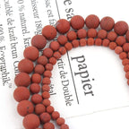 6mm Matte Red Turquoise Bead, 15-Inch Matte Round Loose Stone Beads - Image 5