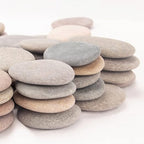 Painting Rocks, 2.23"-3.68" River Rocks, Flat Stones by CFKJ