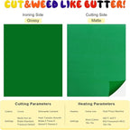 HTVRONT Puff Vinyl Heat Transfer-8 Pcs 3D Puff Vinyl in 8 Assorted Colors | 3D - Image 4