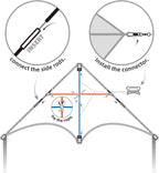 Delta Kite Set for Kids and Adults, Extremely Easy to Launch for Beginners - Image 4