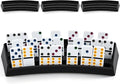 Soulchen Plastic Domino Holders Set of 4 Domino Racks Trays Stands Mexican by Soulchen