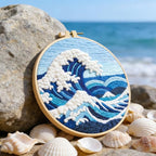 INFUNLY Blue Waves Punch Needle Kit - Image 5