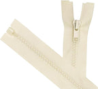 ANPURZII 2PCS #5 54 Inch Beige Separating Jacket Zippers by Unknown