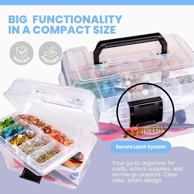 ArtBin 6890AG Small Project Box, Portable Art & Craft Organizer - Image 2