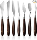 7Pcs Spatula Palette Knife Painting Knife Set Stainless Steel Drawing Scraper by Unknown