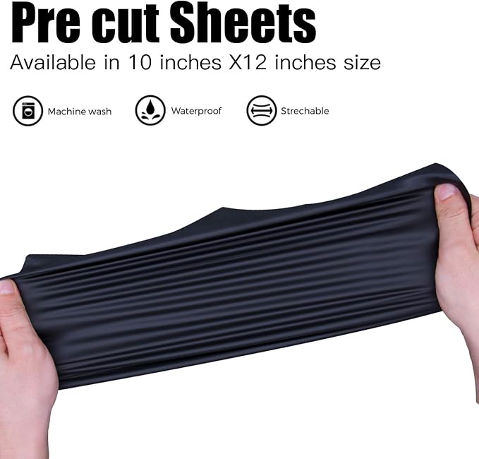 JANDJPACKAGING Black HTV Heat Transfer Vinyl - Image 4