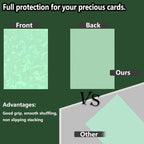 100 Count Mint Green Card Sleeve - Image 3