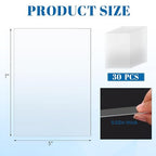 TKOnline 30 PCS Plexiglass Sheets, Invitations, Poster Frames Plastic Board - Image 2