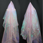 Light Pink Iridescent Organza Fabric - Image 5